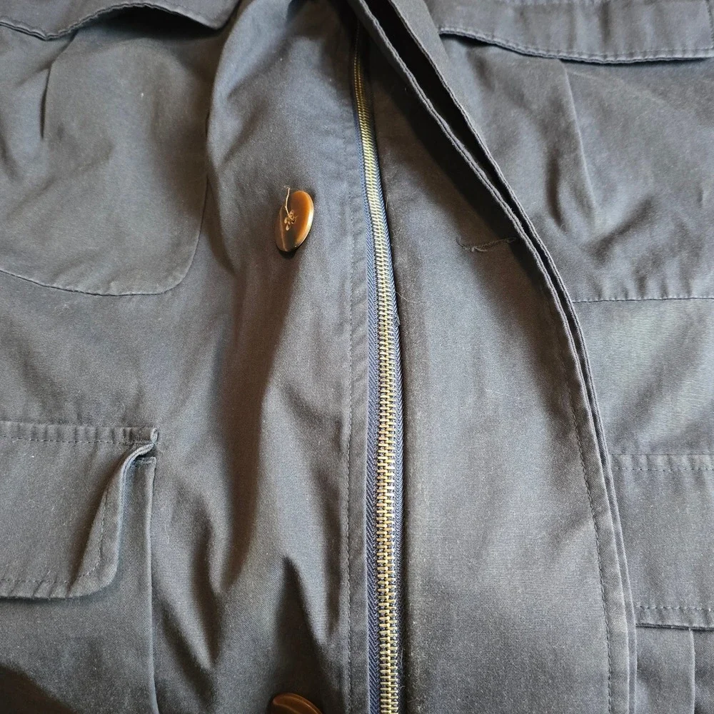 J. Crew Oarsman XL Navy Blue Chore Jacket Utility Field Coat Heavyweight